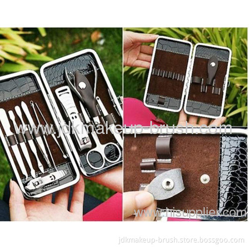 10pcs Luxury Stainless Steel Manicure Set 
